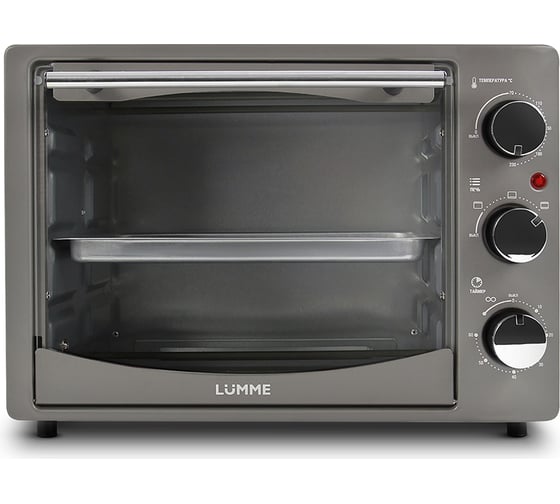 Изображение товара Духовой шкаф (мини-печь) LUMME LU-1708 серый жемчуг, 23 л, гриль 37789
