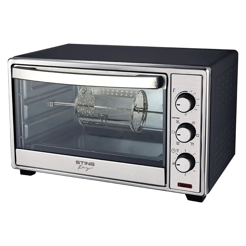 Изображение товара Духовой шкаф STINGRAY ST-EO116A черный/сталь с вертелом и конвекцией