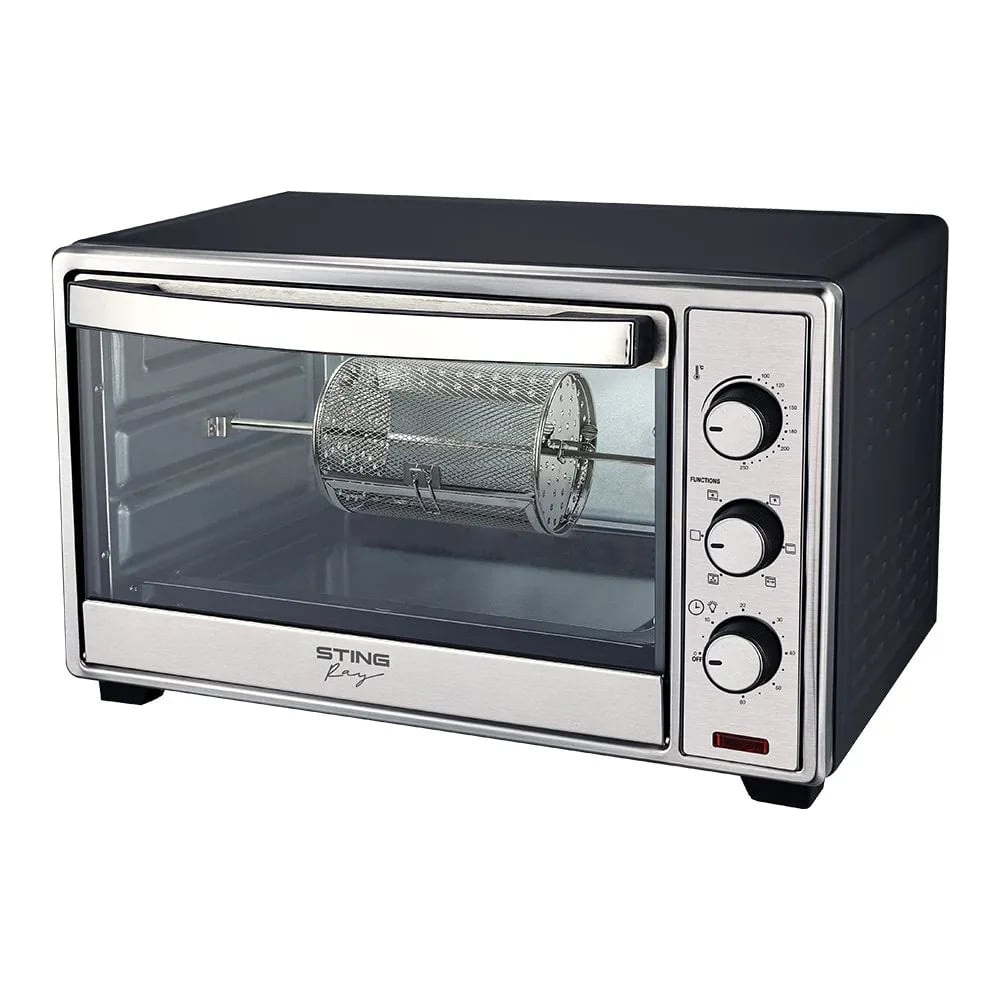 Изображение товара Духовой шкаф мини-печь STINGRAY ST-EO117A черный 24 л конвекция вертел