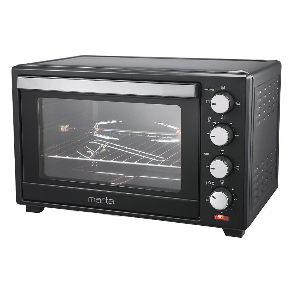 Изображение товара Духовой шкаф MARTA MT-4281 черный жемчуг 40 л конвекция шашлычница вертел
