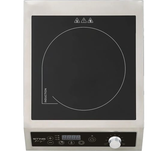 Изображение товара Электрическая индукционная безимпульсная плитка STINGRAY ST-HP3515A сталь 39991