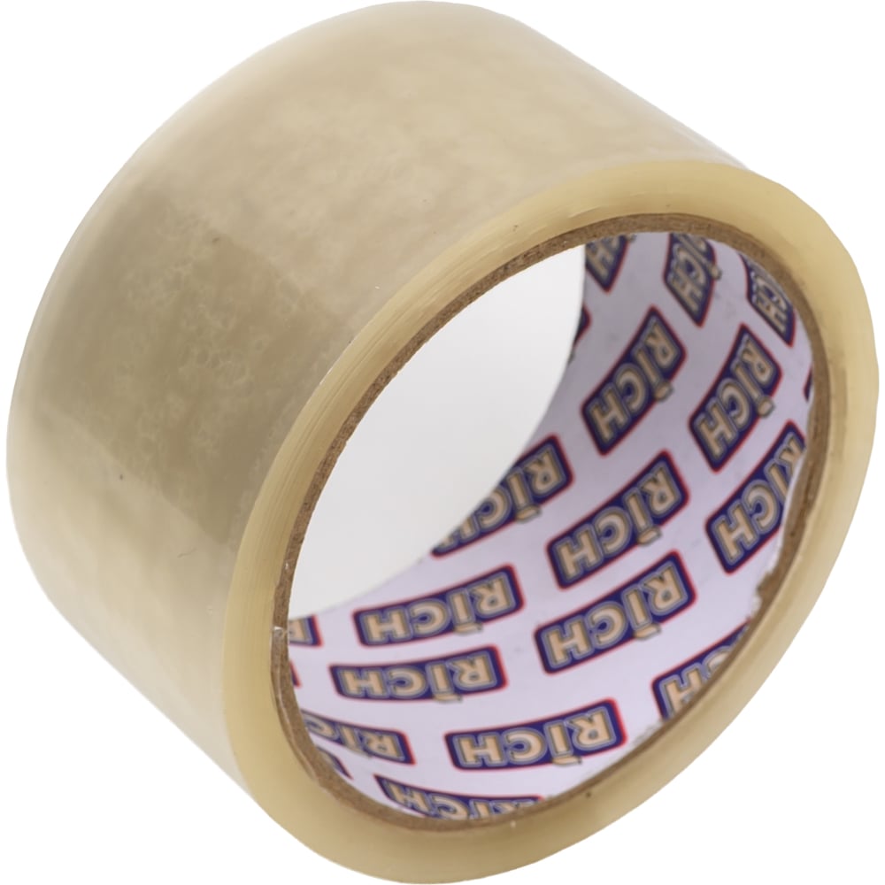 Изображение товара Прозрачная упаковочная лента RICH 48 мм х 50 м для надежной упаковки