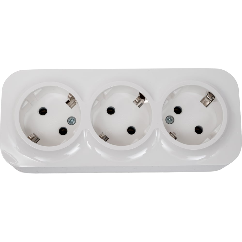 Изображение товара Розетка LEIDEN ELECTRIC Bailly 806007 белая для внутренней установки