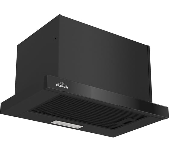 Изображение товара Телескопическая вытяжка ELIKOR Slide Glass 60П-1000, черный/черный 227273