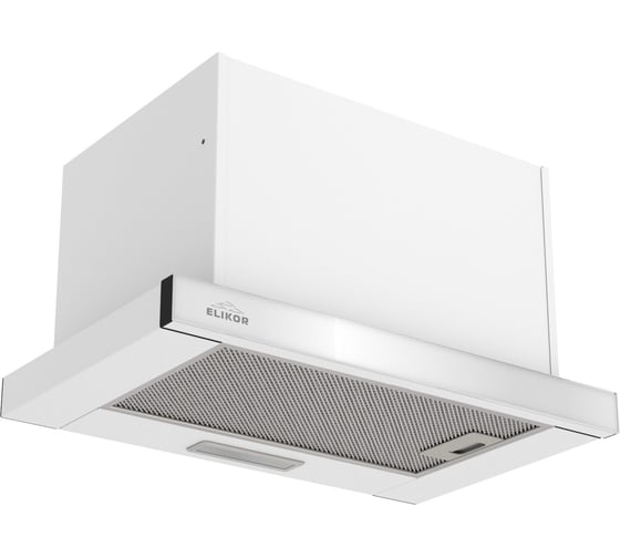 Изображение товара Телескопическая вытяжка ELIKOR Slide Glass 60П-1000, белый/белый 229461
