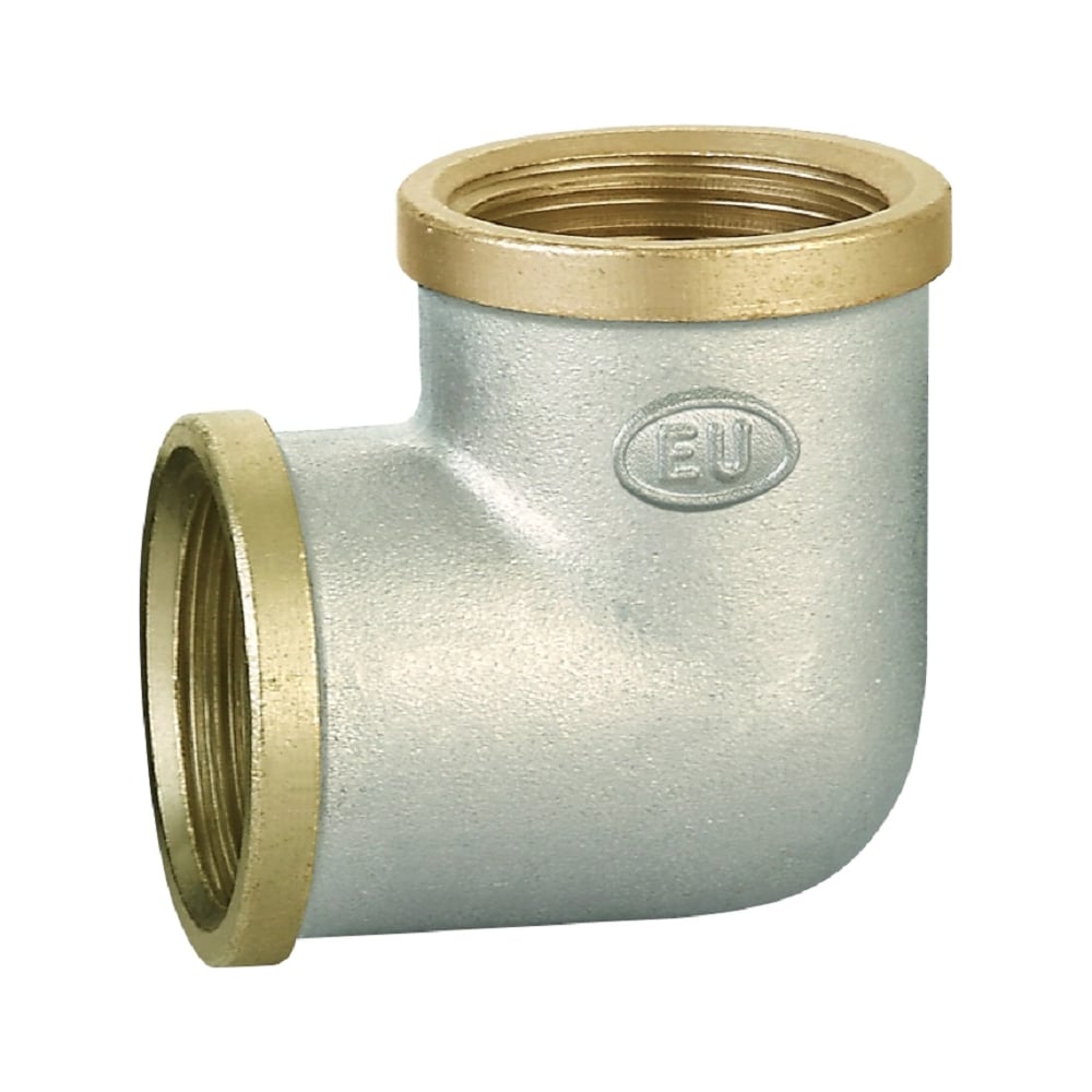 Изображение товара Угольник KROMWELL 1 ВР полупрофессиональный латунь 1F 90° внутренний