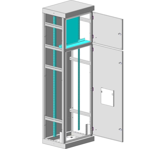 Изображение товара Корпус MULTICOLOR ВРУ-2 (1000x1800x450) (ШхВхГ) IP31 RAL 7035; без монтажных панелей MLT.VRU2.31.100.18.45.BMP