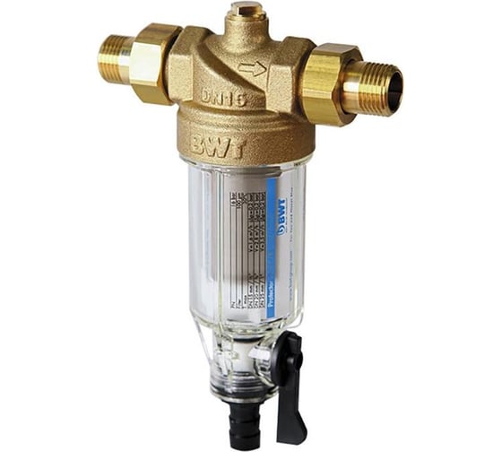 Изображение товара Фильтр прямой промывки BWT Protector mini C/R  1/2" со сменным элементом, для холодной воды 810523