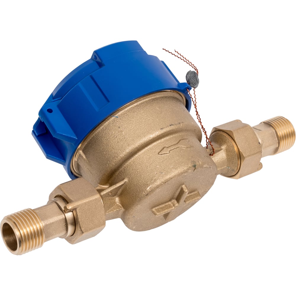 Изображение товара Счетчик воды ЭКО-М ЭКОМЕРА-15М мокроходный, для холодной воды, латунь, 3/4 дюйма