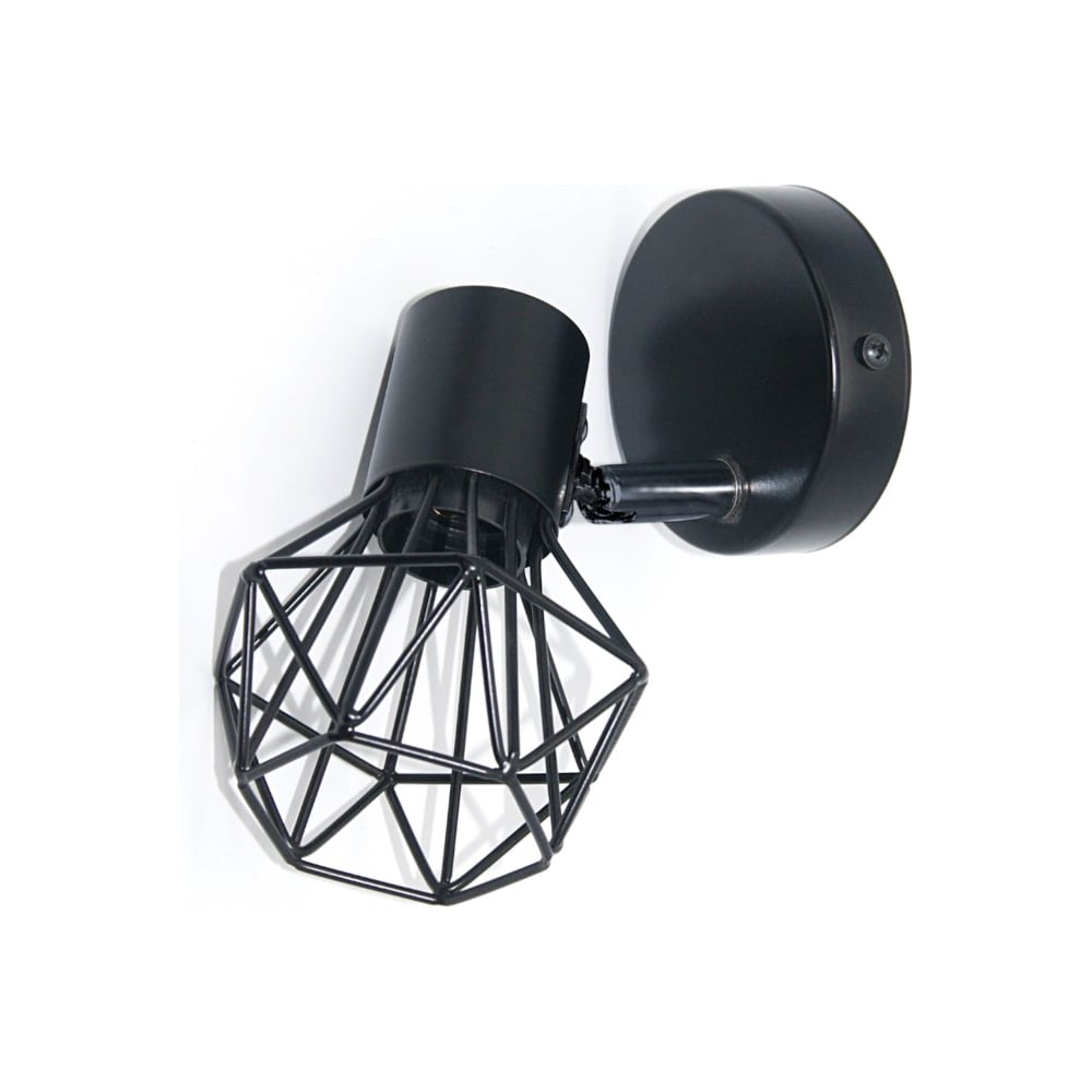 Изображение товара Накладной светильник truEnergy с цоколем E27 IP20 черный металл 21335