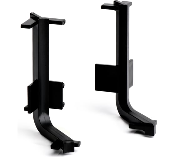 Изображение товара Набор уголков для соединения Г-образного профиля ООО "ГАРД" GOLA 8006 № 22 черный 2 комп. 01-00008592