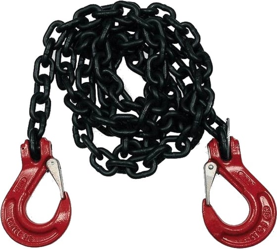 Изображение товара Цепь крепежная с крюками ПромСтроп 16 мм, 7.5 м, грузоподъемность 16 т 4687205548368