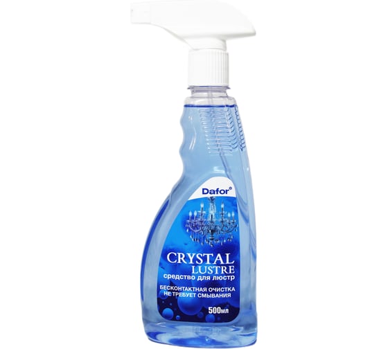 Изображение товара Cредство для люстр Дафор Crystal Lustre бесконтактная очистка; 0,5 л 4607002307807