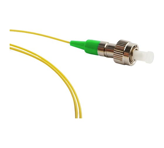 Изображение товара Волоконно-оптический пигтейл Hyperline FPT-B9-9-FC/AR-1M-LSZH-YL SM 9/125 OS2, FC/APC, 1м 27906