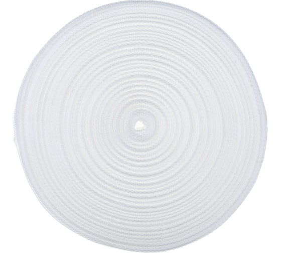 Изображение товара Ременная полипропиленовая лента Эбис, 25 мм, 50 м, белая 72412