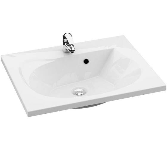 Изображение товара Умывальник Ravak ROSA II 600 с переливом (прямоугольный) XJ201160000