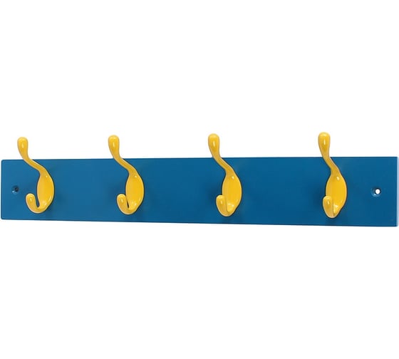 Изображение товара Цветная вешалка Larvij c 4 крючками для пальто и шапки LH4BU01YW