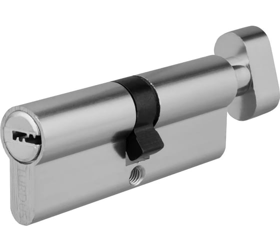 Изображение товара Цилиндр PALIDORE алюминиевый, А 100 PC (55/45C ключ/завертка, хром блестящий) TURDUS 98761529