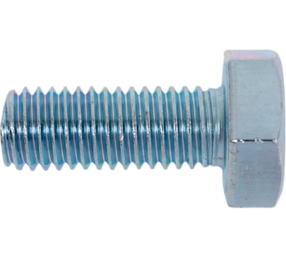 Изображение товара Болт Евразия М10x25 мм, DIN 933, полнонарезной, класс прочности 5.8, гальван. цинк, 450 шт. 4687205423580