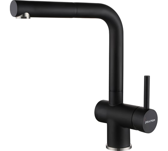 Изображение товара Смеситель для кухни Paulmark DOSSE, антрацит,  Do214418-AN