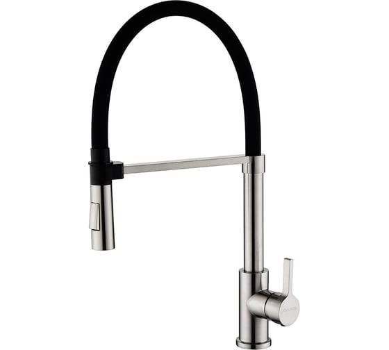 Изображение товара Смеситель для кухни Paulmark HALT, брашированная сталь,  Ha214021-BS