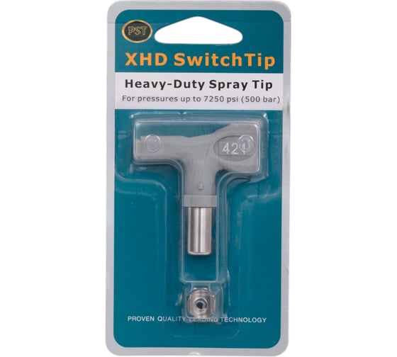 Изображение товара Сопло безвоздушного распыления высокого давления серое Dino-Power DP-637XHD-421