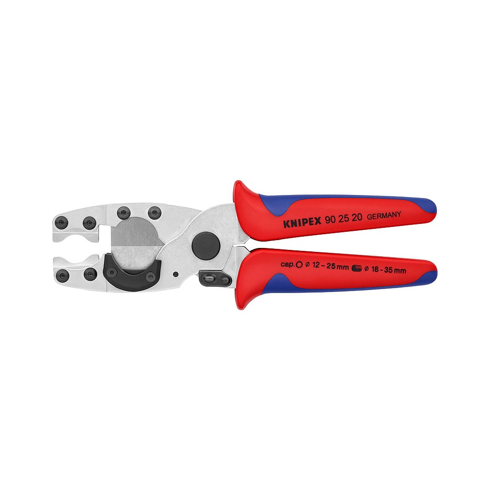 Труборез-ножницы для комбинированных многослойных труб Knipex труборез сибртех 78710 диаметр труб 12 50 мм