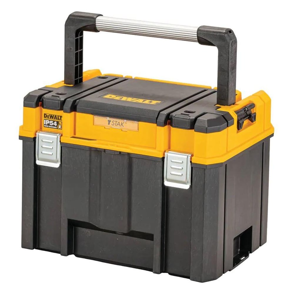 Изображение товара Ящик DEWALT IP54, глубокий, с длинной ручкой DWST83343-1 Изображение товара Ящик DEWALT IP54, глубокий, с длинной ручкой DWST83343-1