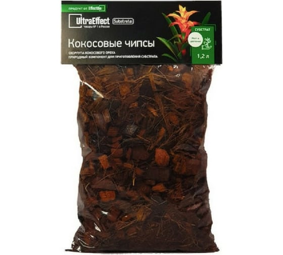 Изображение товара Субстрат EffectBio Ultra Line Кокосовые чипсы, 1.2 л 4603735996271