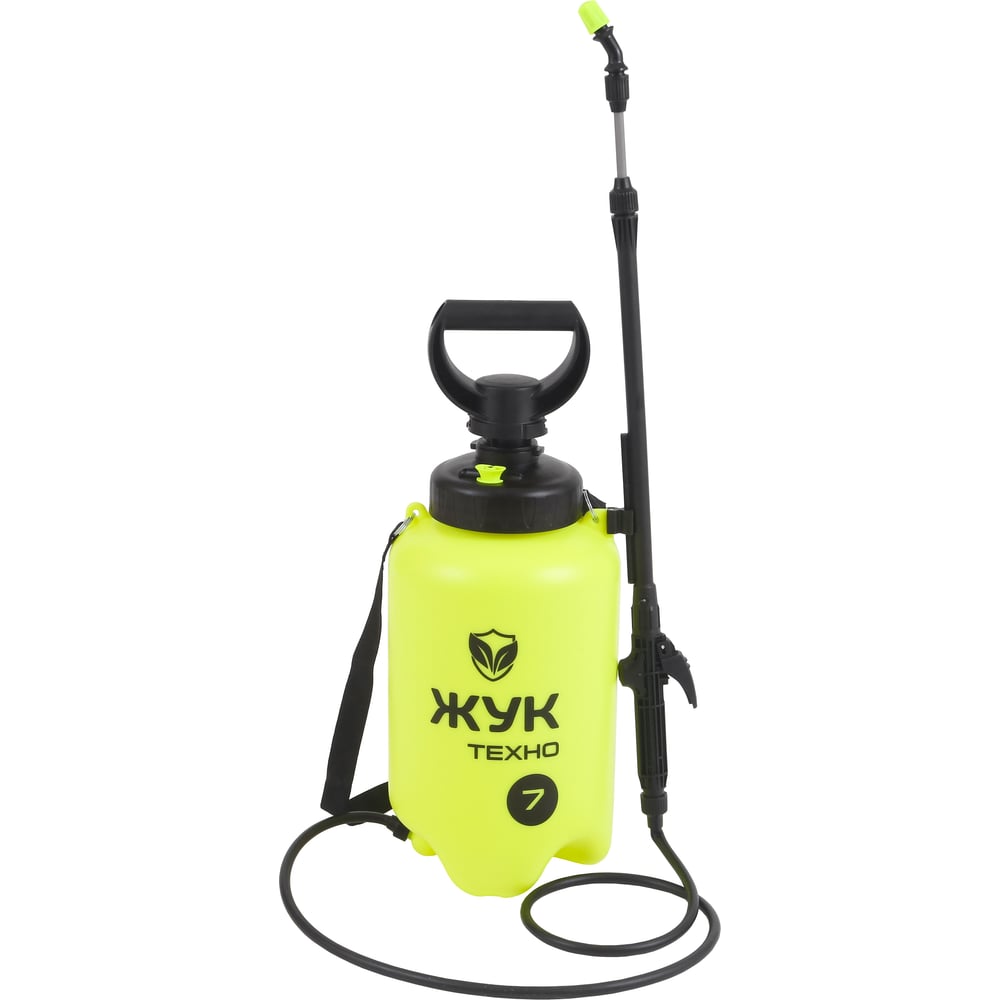 Изображение товара Профессиональный пневматический распылитель Техно Жук 7л с телескопической штангой и регулировкой р