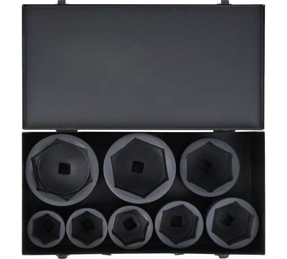 Изображение товара Набор головок ударных 3/4"DR, 8 шт, 50-100 мм, металл. кейс Airline ATAS422