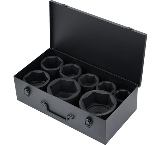 Изображение товара Набор головок ударных 1", 8 шт, 50-100 мм, пласт. кейс Airline ATAS423