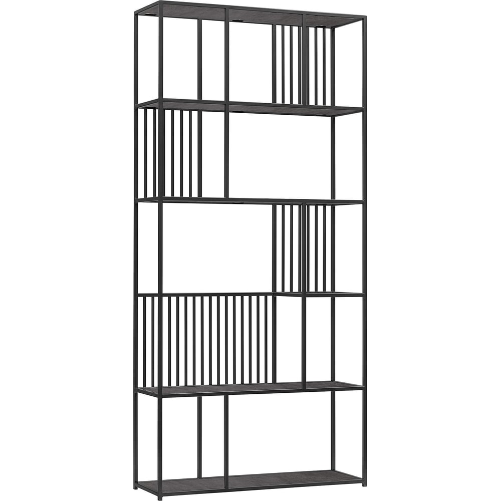 Изображение товара Стеллаж GreenWeen SOHO черный каркас керамика антрацит 1920x900x300