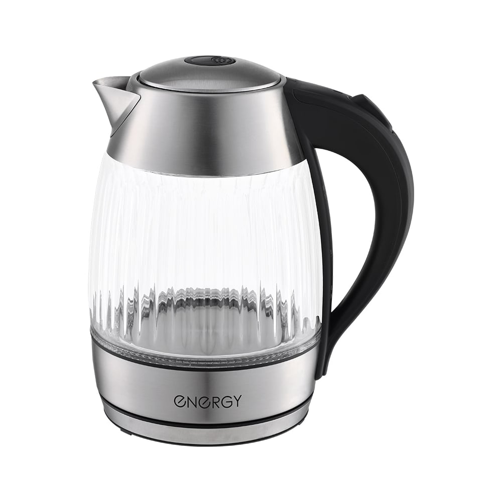 Изображение товара Элегантный стеклянный чайник Energy E-224 1,8 л с защитой и подсветкой