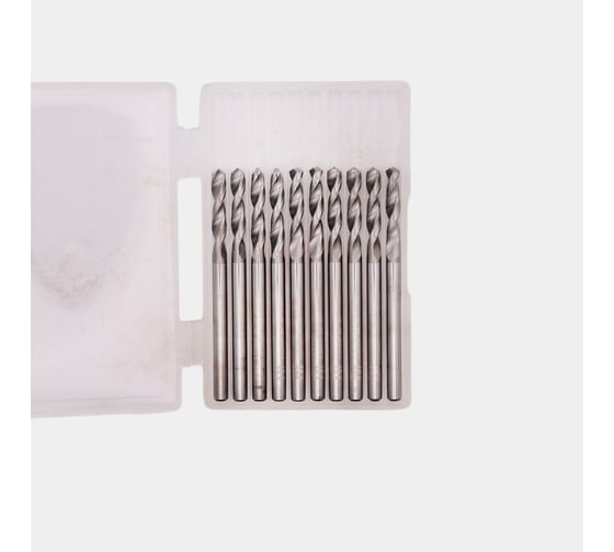 Изображение товара Сверло твердосплавное цельное короткое, ц/х, 10 шт, 3.2x18x50 мм, ВК8, 2300-3837, ГОСТ 17274-71 РОСИНСТРУМЕНТ 233837U