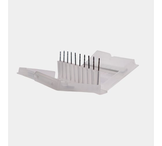 Изображение товара Сверло твердосплавное цельное короткое, ц/х, 10 шт, 1.2x8х32 мм, ВК8, 2300-3759, ГОСТ 17274-71 РОСИНСТРУМЕНТ 233759U