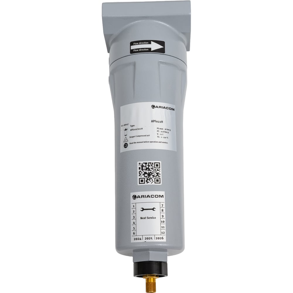 Изображение товара Магистральный фильтр ARIACOM APF022H с автоматическим сливом для тонкой очистки