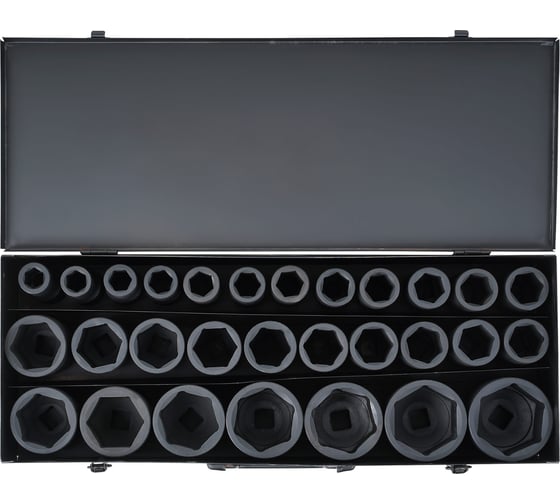 Изображение товара Набор головок ударных 3/4"DR, 29 предметов, 19-65 мм, пласт. кейс Airline ATAS420