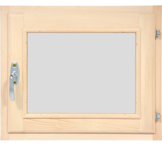 Изображение товара Стеклопакет в парную Банные штучки 0.5х0.6 м с ручкой, затвором, петлями, 03726