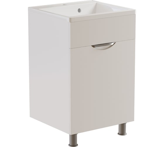 Изображение товара Тумба для ванной MIXLINE ЭТЬЕН-50" под раковину Roma 50 Paola /РИМ 50 ПВХ 555119