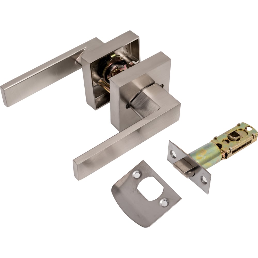 Изображение товара Ручка межкомнатная PALIDORE 801 SN PS никель без фиксатора гальваника