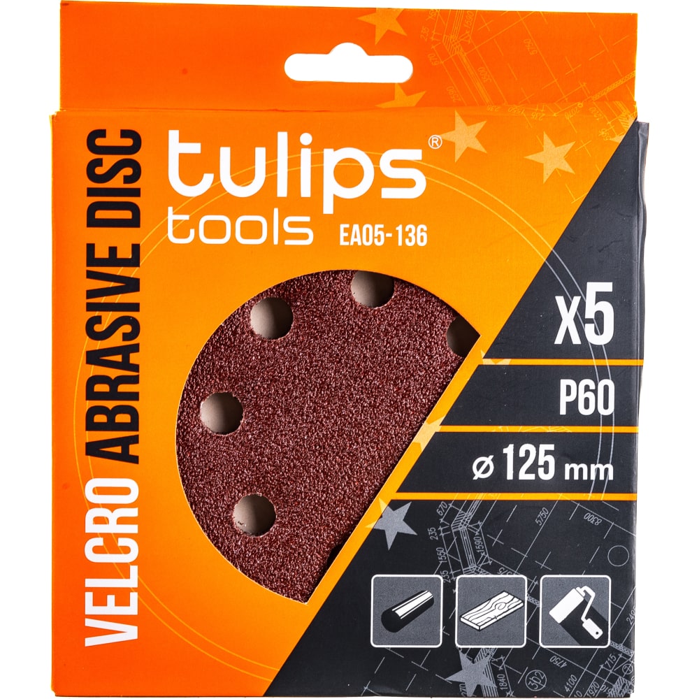 Диск Tulips Tools круглый рашпиль по дереву tulips tools