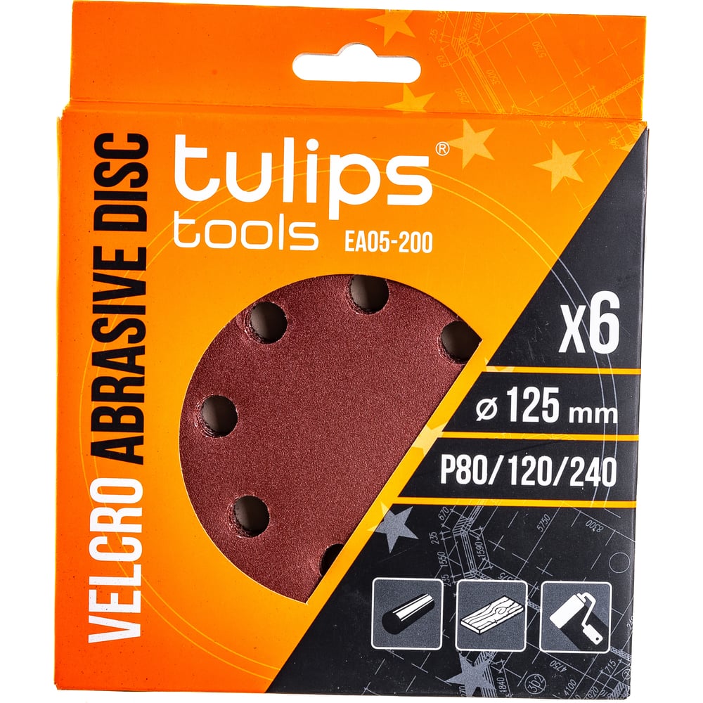 Диск Tulips Tools шлифовальная лента tulips tools