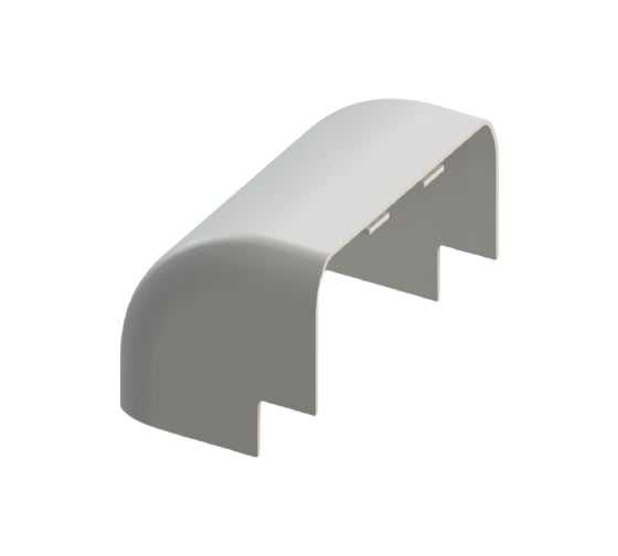 Изображение товара Внешний угол EKF C-Line 105х50, 2 штуки, белый obw-105-50x2