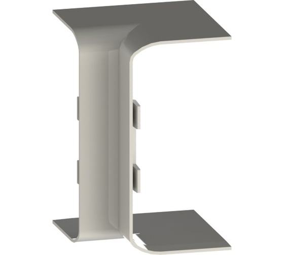 Изображение товара Внутренний угол EKF C-Line 105х50, 2 штуки, белый ibw-105-50x2