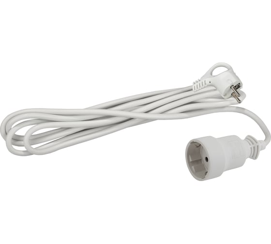 Изображение товара Удлинитель ЭРА UX-1е-5m электрический, с заземлением, 1 розетка, 5м, ПВС 3x0,75мм2, 10А, Б0039818