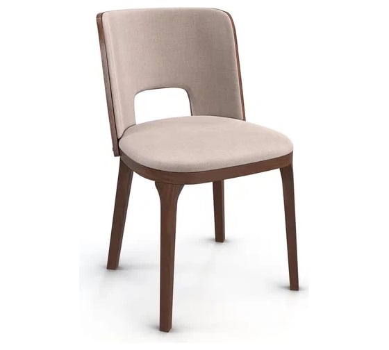 Изображение товара Стул ООО ЛИДЕР LUCCA-F с мягкой вставкой в деревянной спинке Lucca-F_AO_Ophelia_2
