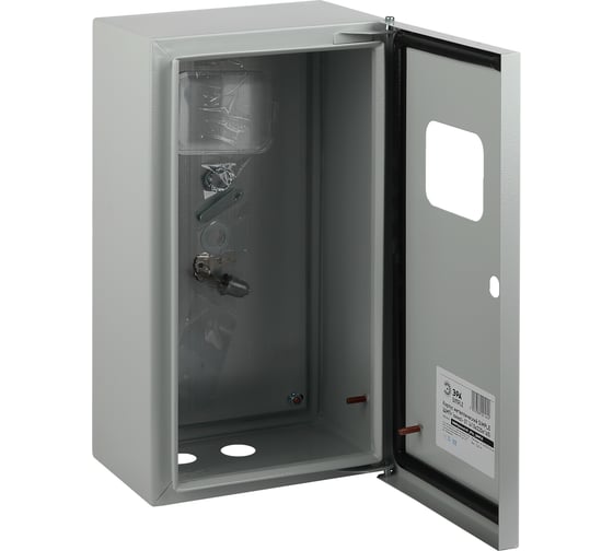 Изображение товара Щит с монтажной панелью ЭРА SIMPLE ЩМПг (окно)-01 IP54, 410x220x175, Б0041660