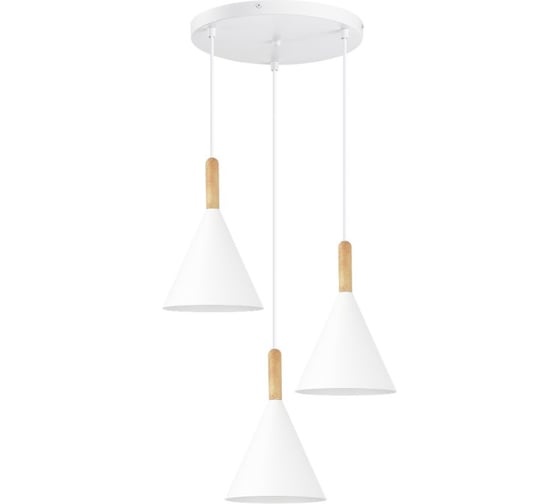 Изображение товара Светильник подвесной EVOLUCE Белый/Белый E27 3*40W SLE1255-513-03