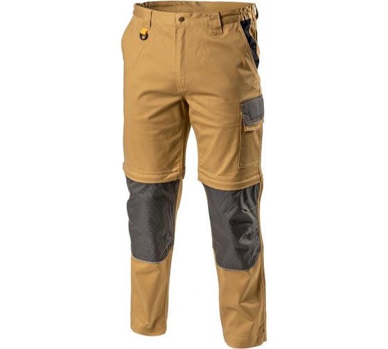 Изображение товара Брюки рабочие бежевые HOEGERT TECHNIK HOEGERT EDGAR 3XL (58) HT5K276-2-3XL